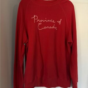 Red Province of Canada Sweatshirt